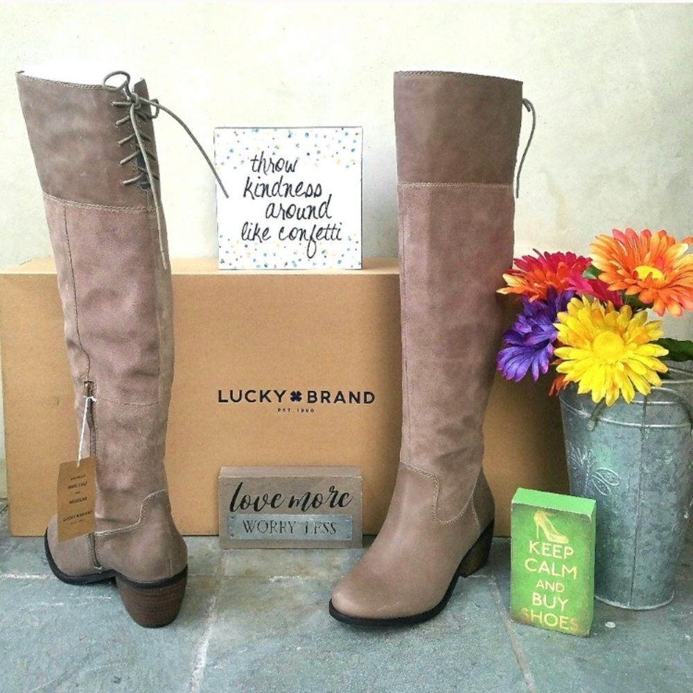 NWT Lucky brand knee high boots